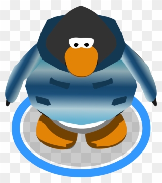 Blue Winter Jacket In-game - White Knight Armor Club Penguin Clipart