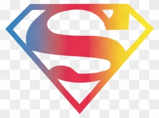 Dc Superheroes - Pink Superman Logo Clipart