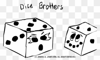 Brothers Created By Cartoonist - Illustration Clipart