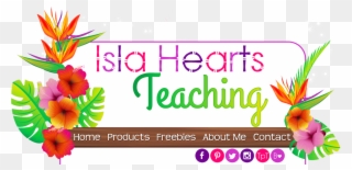 Isla Hearts Teaching - Teacher Clipart