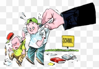 Bullying - 2 Boys - Anti Bullying Cartoons Clipart