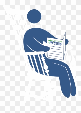 2015 Annual Impact Report » Normal Chair With Man Face - Man Clipart