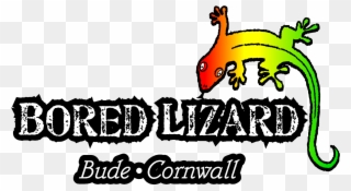Bored Lizard Surf Shop, Bude, Cornwall - Clothing Lizard Logo Clipart