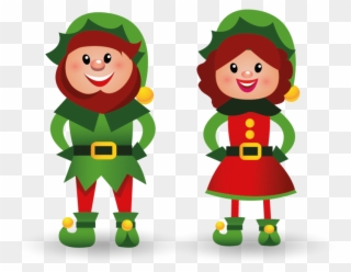 Lutin Pere Noel - Christmas Tree And Presents Clipart - Png Download