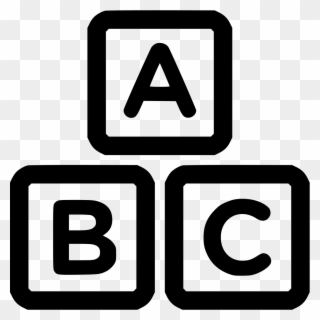 Abc Blocks Svg Icon - Abc Icon Clipart