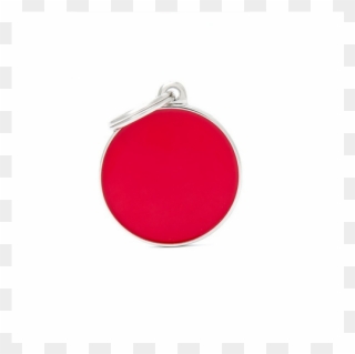 Basic Handmade Big Red Circle - Hondenpenning Yellow Circle Small Clipart