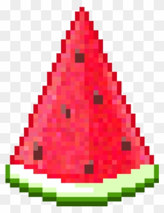 Its Just A Watermelon Kind Of Life - Illuminati Pixel Art Clipart