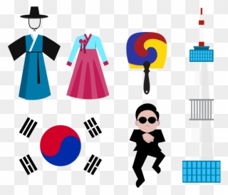 Korea Flag Png Transparent Image - South Korea Flag Clipart