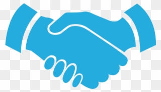 Free Partnership Icon Png 65440 Download Partnership - Shake Hand Blue Png Clipart