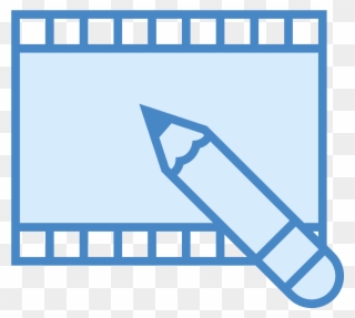 Video Editing Icon - Video Editing Icon Png Blue Clipart