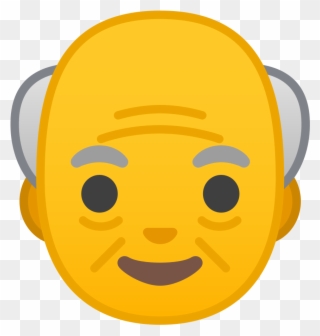 Old Man Icon - Old Woman Emoji Clipart