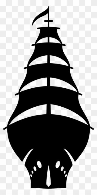 Sailing Ship - - Old Ship Silhouette Clipart
