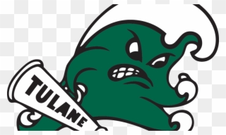 Sooners Return Home After Monumental Win In Columbus - Tulane Angry Wave Logo Clipart