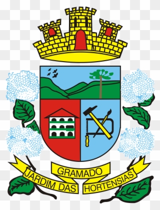 Clip Art File Brasao Wikimedia Commons - Logo Prefeitura De Gramado - Png Download