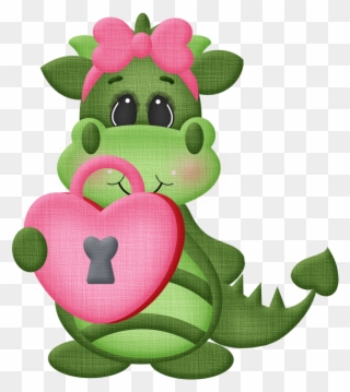 B *✿* Burning Love Cute Cartoon Images, Burning Love, - Love A Dragon Clipart - Png Download
