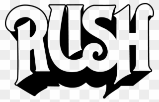 Rush Logo Bw - Rush Band Logo Png Clipart