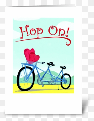 Bicycle Built For Two - Happy Birthday Clipart