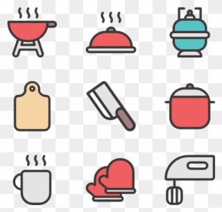 Vector Free Download Icons Free Kitchen - Icon Clipart