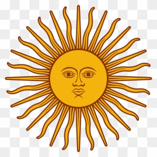 28 Collection Of Blazing Sun Clipart - Argentine Sun - Png Download