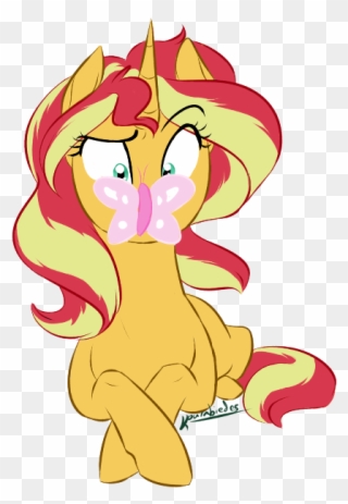 Kourabiedes, Butterfly, Crossed Legs, Cute, Pony, Raised - Cartoon ...
