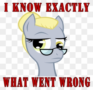 「know Exactly What Went Wrong Derpy Hooves Scootaloo - Cleverderpy Clipart