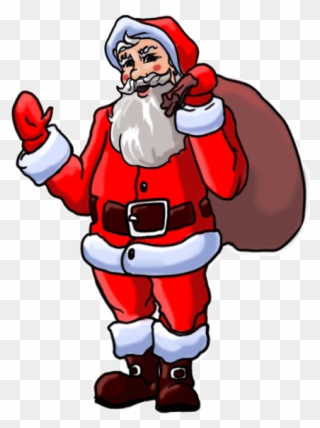 How To Draw Santa Claus Step By Step For Kids - Christmas Day Clipart