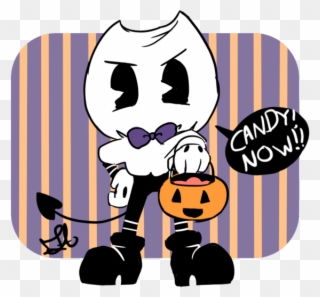 Man Why Do I Think I Did This Too On Halloweenmaybe - Bendy Halloween Png Clipart