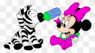 Zebra Clipart Minnie Mouse - Minnie Mouse Zebra - Png Download