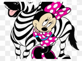 Zebra Clipart Disney - Feliz Año Nuevo Minnie - Png Download