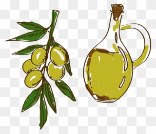 Olive Oil Painted Transprent Png Free Download - Travel Spain For Children Clipart