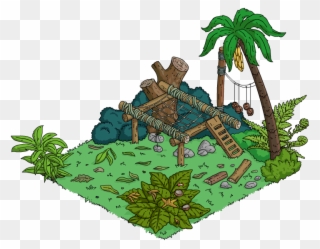 Jungle Rest Area - Menu Clipart