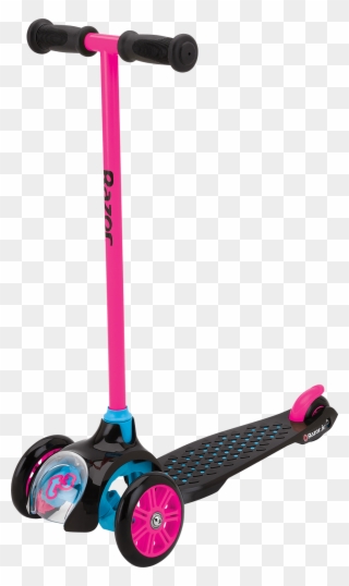 Junior Rides T3 Scooter - Razor T3 Scooter - Pink Clipart