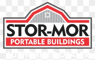 Stor-mor With White Ad - Stor Mor Portable Buildings Logo Clipart