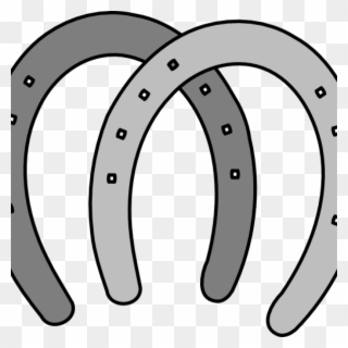 Horseshoe Clipart Double Horseshoe Clipart Clipart - Horseshoe - Png Download
