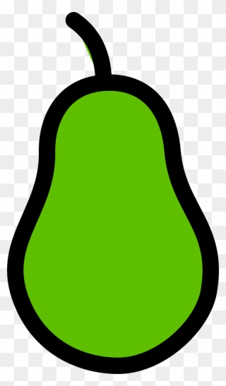 Pear,green Pear,fruit,bosc,free Vector Graphics,free - Verde Pera Clipart