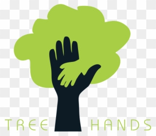 Clip Art Hand Tree Logo - Tree With Hands Logo - Png Download
