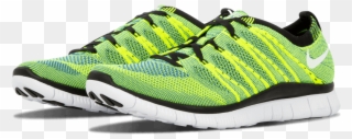 Nike Free Flyknit Htm Sp Footwear Linh7-green Clipart
