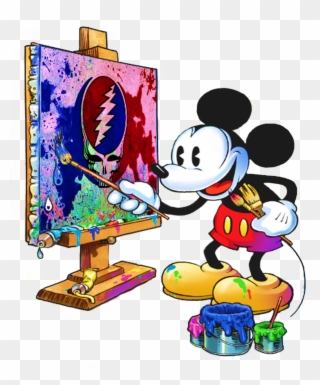 Grateful Dead, Stationeries, Drawstring Bags, Pencil - Mickey Mouse Cover Boom Clipart