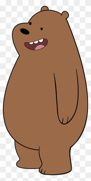 Sun Bear Clipart We Bare Bears - We Bare Bears Grizz - Png Download
