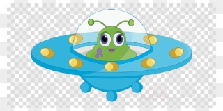 Clip Art Ufo Clipart Unidentified Flying Object Clip - Gold Clipart Number 2 - Png Download