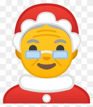Download Svg Download Png - Mrs Claus Emoji Clipart