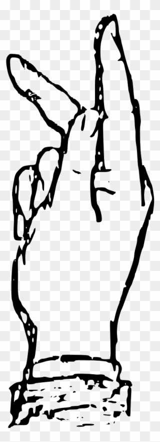 Hand Gesture Alphabet Deaf Hand Png Image - Hand Sign For K Clipart