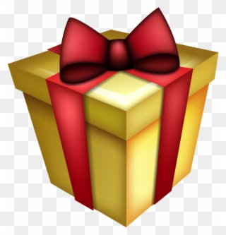 Present Emoji Icons All - Gift Box Emoji Png Clipart