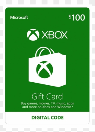 Gift Cards Where To Buy - Xbox One 5 Gift Card Clipart