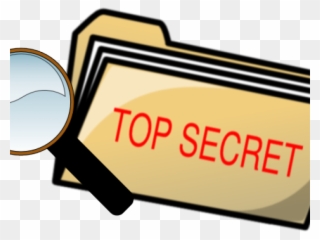 Secrets Cliparts - Clip Art Secret File - Png Download