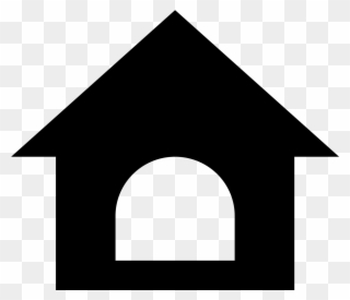Dog House Icon - Icone Accueil Png Clipart