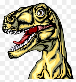 Tyrannosaurus Rex And Teeth Image Illustration Of - Tyranosaurus Rex Clipart