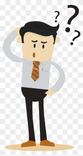 So Where Does An Honest, Ethical Company Get New Business - Cartoon Person Looking Confused Clipart