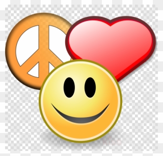 Peace And Love Clip Art Clipart Peace Symbols Clip - Peace Love And Happiness Clipart - Png Download