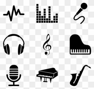 Music Notes - Record Label Clipart